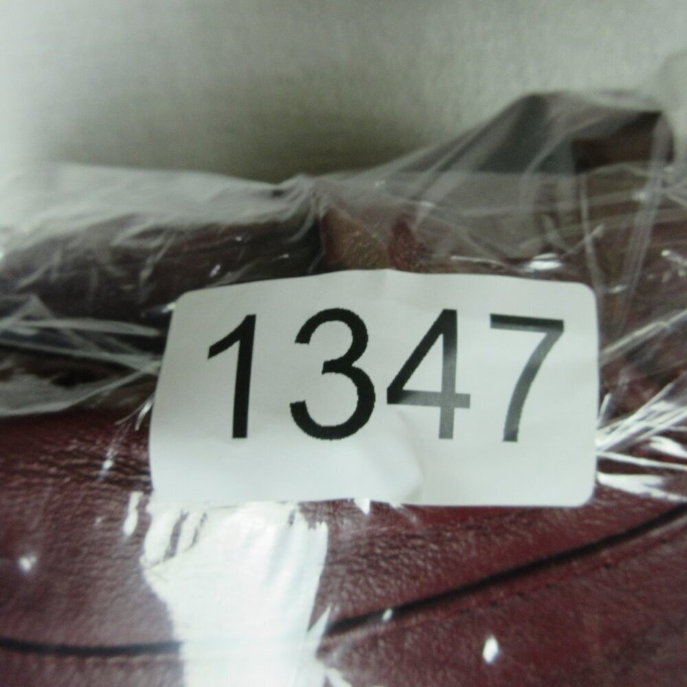 Newport News Leather Pants Size 29x32 Genuine Leather Oxblood Red - Picture 12 of 12